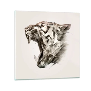 Quadro su vetro - Sai chi comanda - 70x70 cm