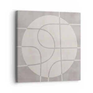 Quadro su tela - Stampe su Tela - Tondo e dritto - 30x30 cm