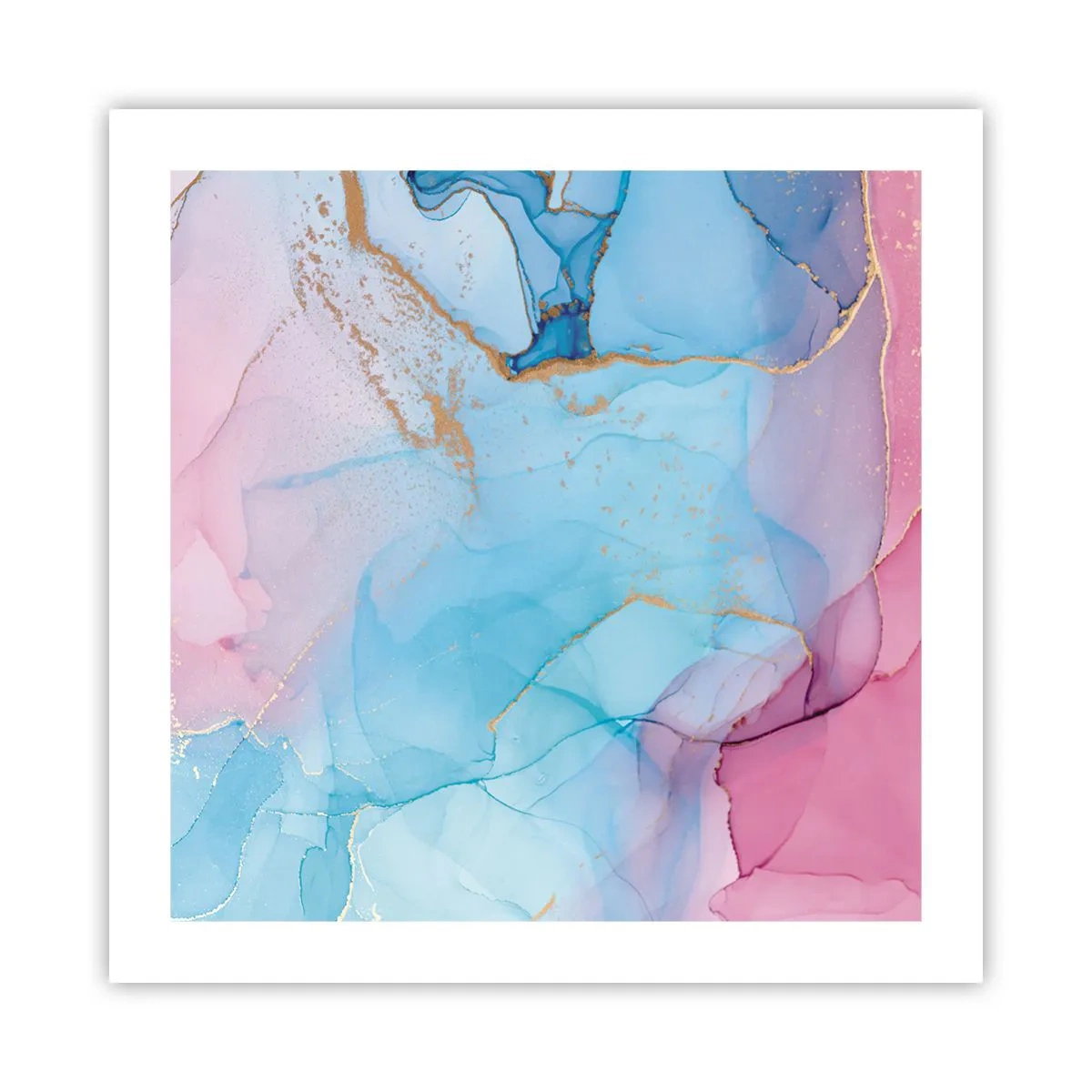 Poster - Incontro e compenetrazione - 50x50 cm
