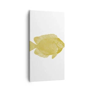 Quadro su tela - Stampe su Tela - Pesce e basta - 55x100 cm