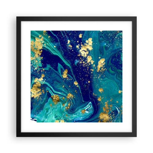 Poster in cornice nera - Petali di sole - 40x40 cm