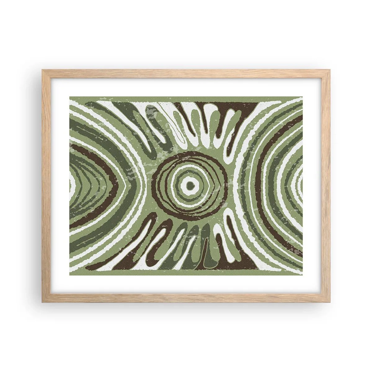 Poster in cornice rovere chiaro - Esplosione di emozioni - 50x40 cm