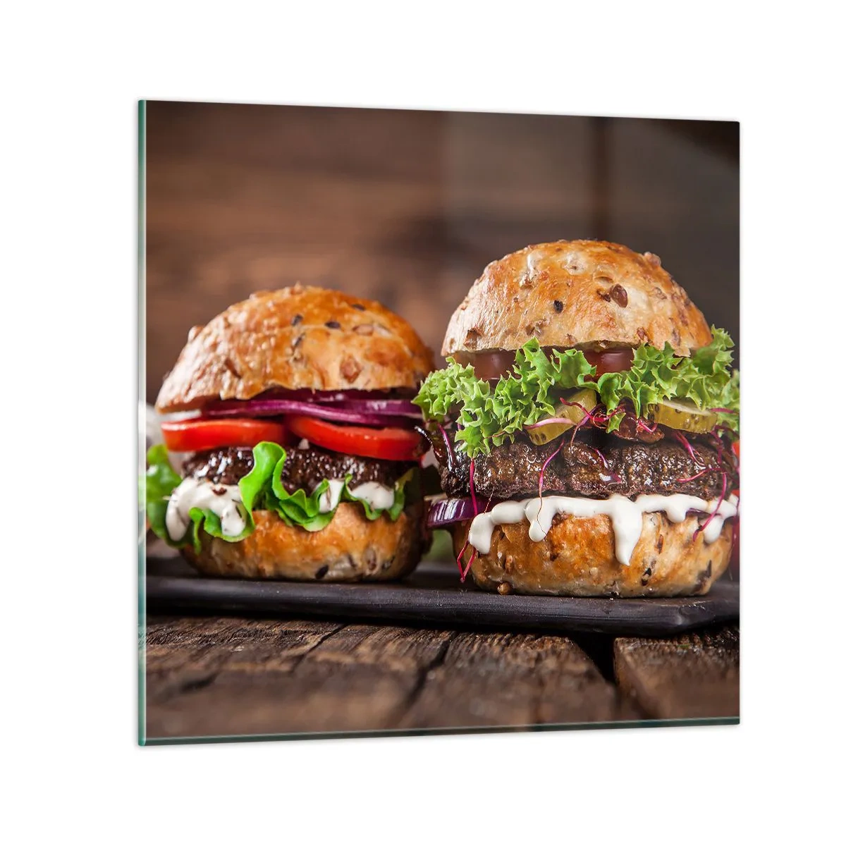 Quadro su vetro - American dream - 50x50 cm