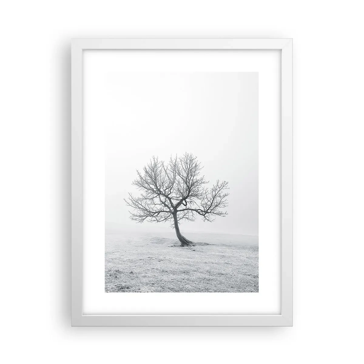Poster in cornice bianca - Contro il nulla - 30x40 cm