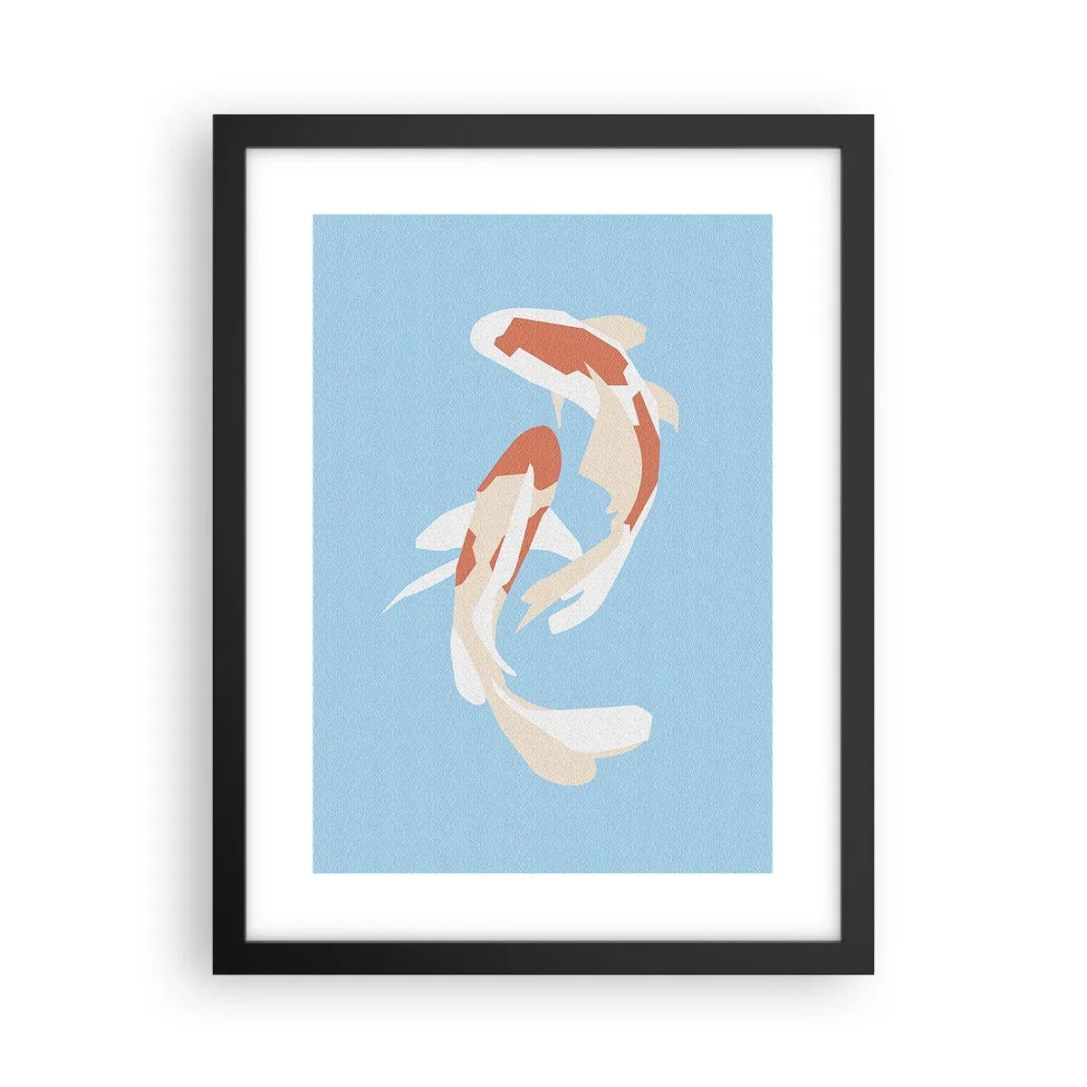 Poster in cornice nera - Nuoto sincronizzato spontaneo - 30x40 cm