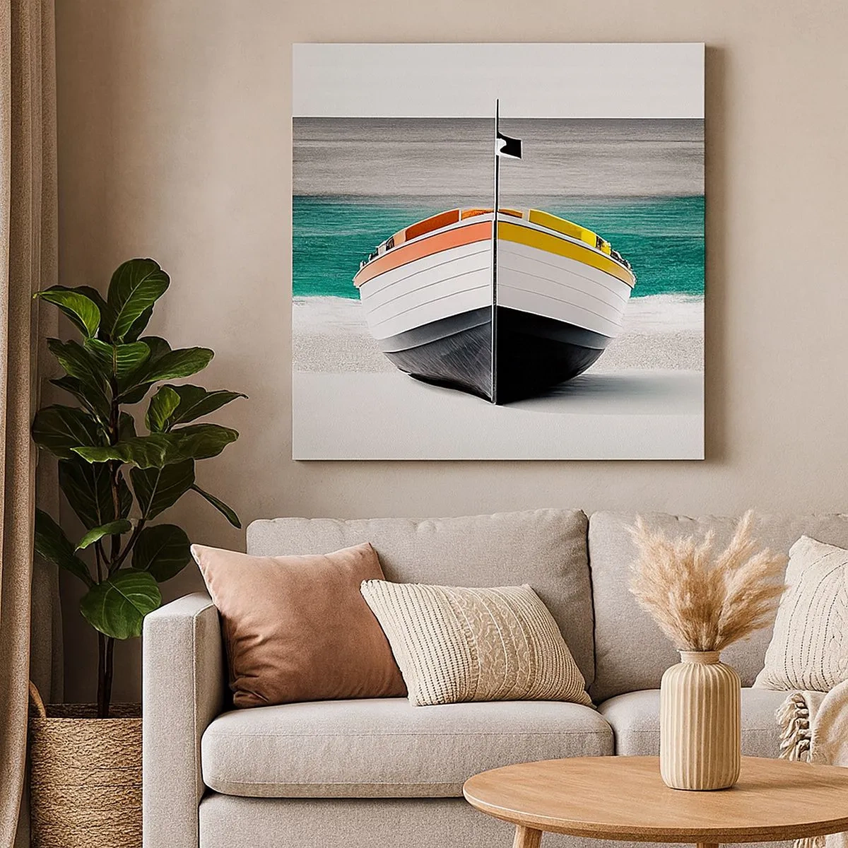 Quadro su tela - Stampe su Tela - Al suo posto - 30x30 cm