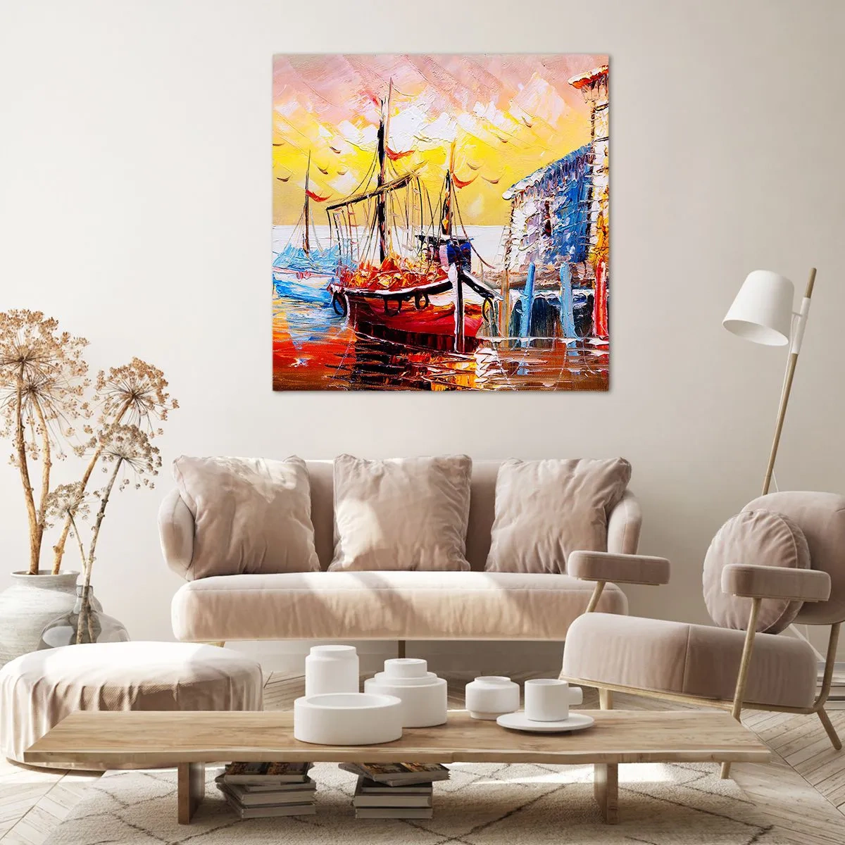 Quadro su tela - Stampe su Tela - Ritorno felice - 70x70 cm