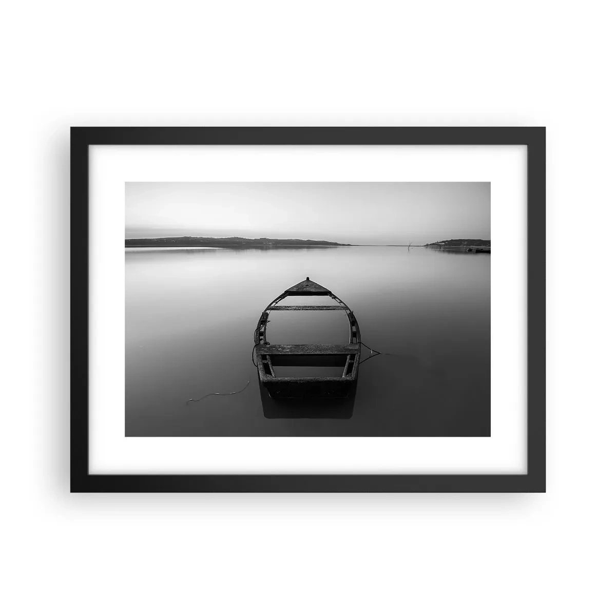 Poster in cornice nera - Nostalgia e malinconia - 40x30 cm