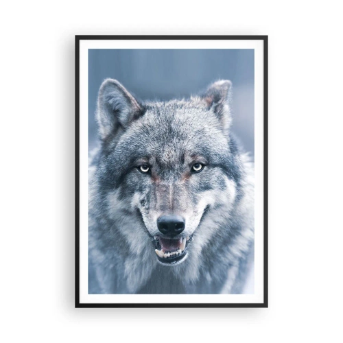 Poster in cornice nera - Accetti la sfida? - 70x100 cm