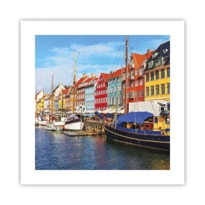 Poster - Riva gioiosa - 40x40 cm