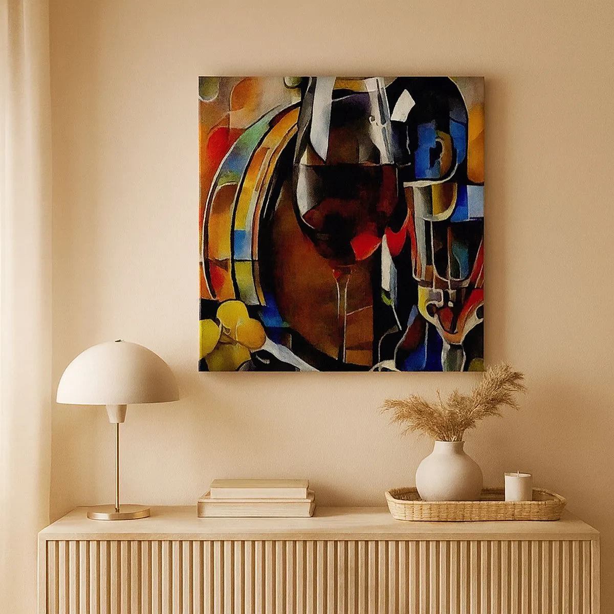 Quadro su tela - Stampe su Tela - E il mondo riprende colore - 30x30 cm