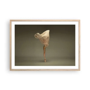 Poster in cornice rovere chiaro - Adesso vola via - 70x50 cm