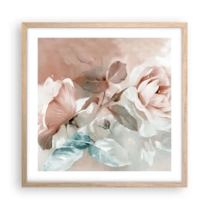 Poster in cornice rovere chiaro - Lo spirito del romanticismo - 50x50 cm