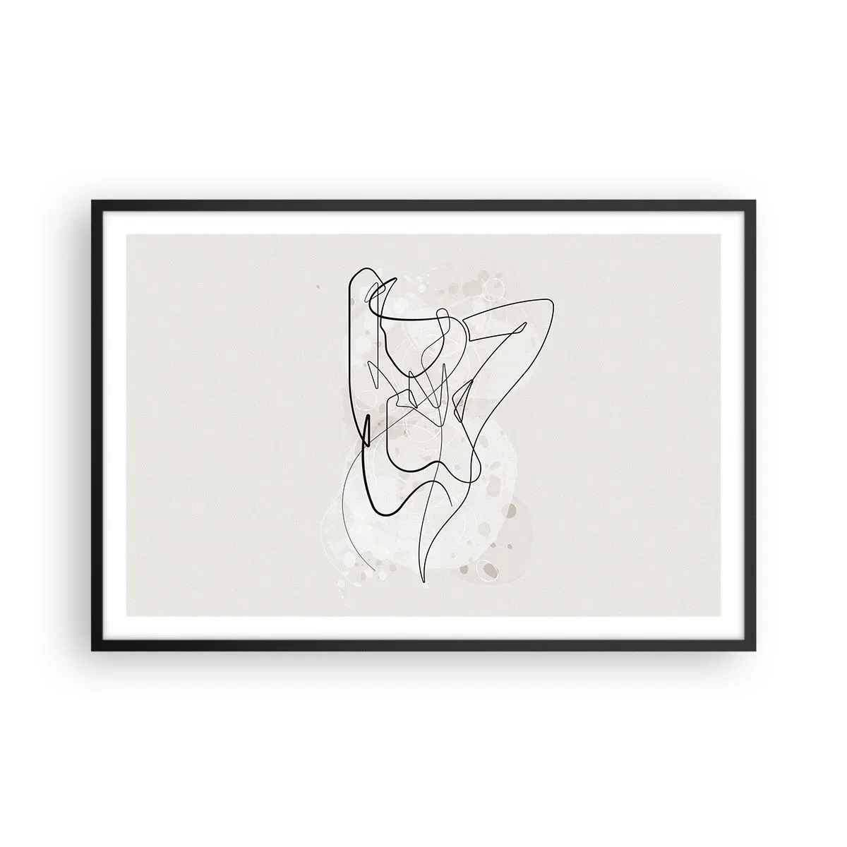 Poster in cornice nera - L'arte della seduzione - 91x61 cm