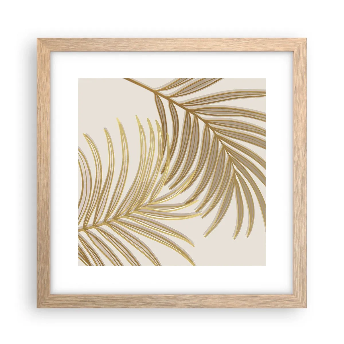 Poster in cornice rovere chiaro - Palma d'oro! - 30x30 cm