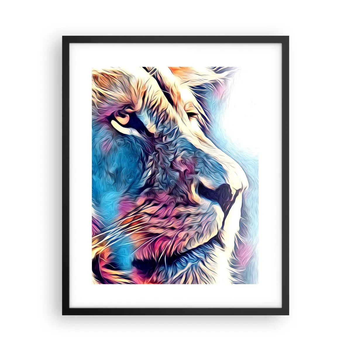 Poster in cornice nera - La saggezza della natura - 40x50 cm