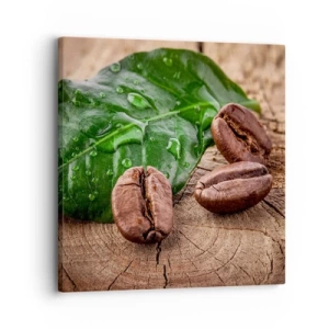 Quadro su tela - Stampe su Tela - Nero e autentico - 30x30 cm