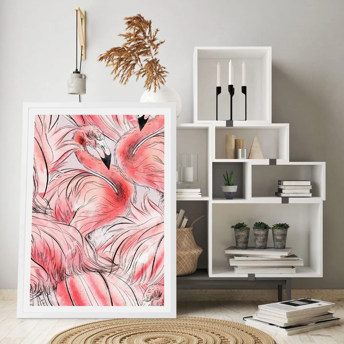 Poster in cornice bianca - Corpo di ballo alato - 30x40 cm