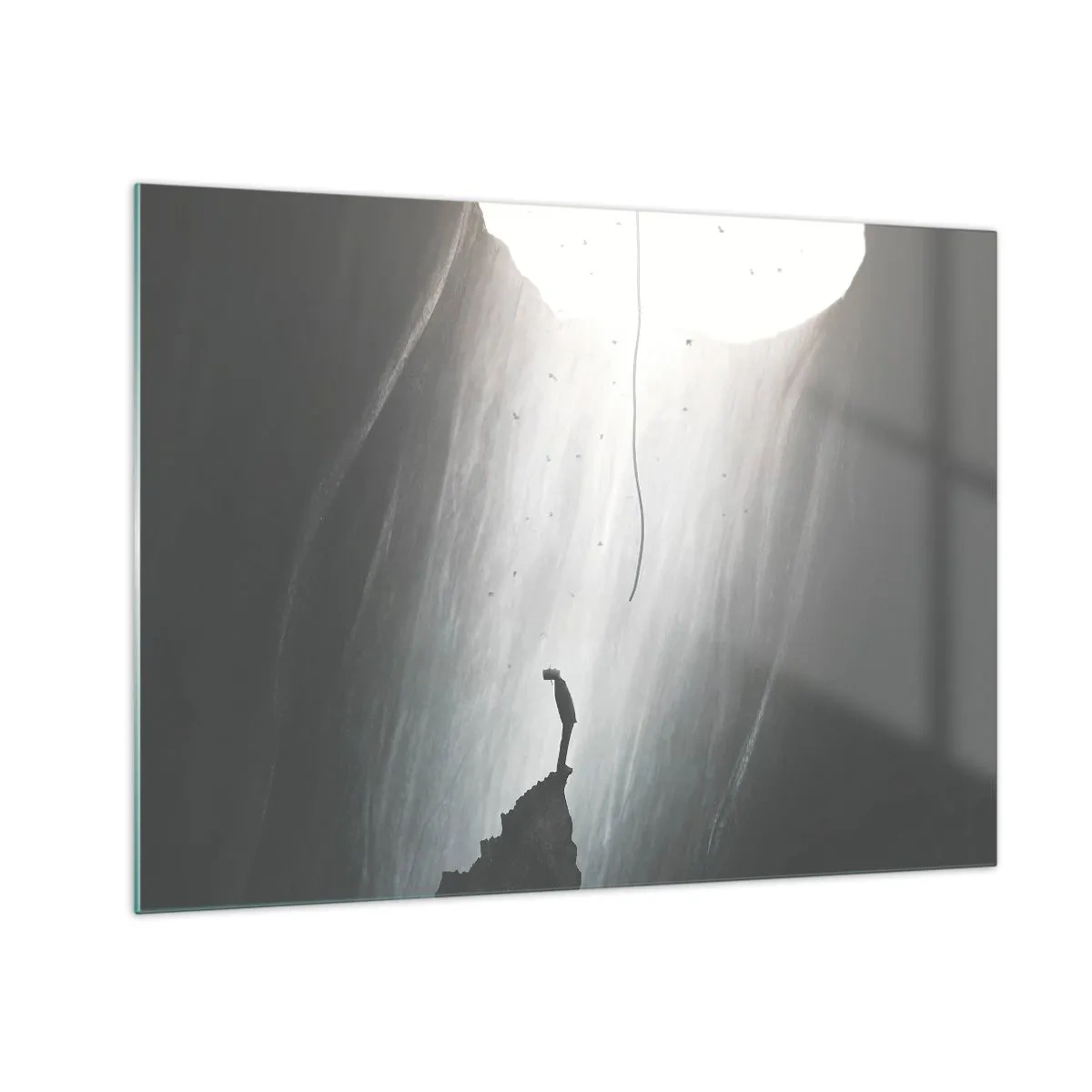 Quadro su vetro - C'è sempre una via d'uscita - 70x50 cm
