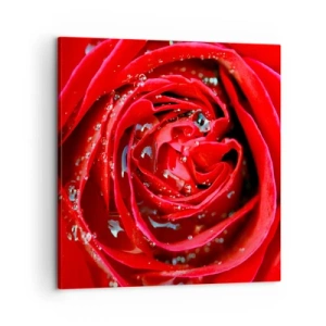 Quadro su tela - Stampe su Tela - Nelle gocce della rugiada - 60x60 cm