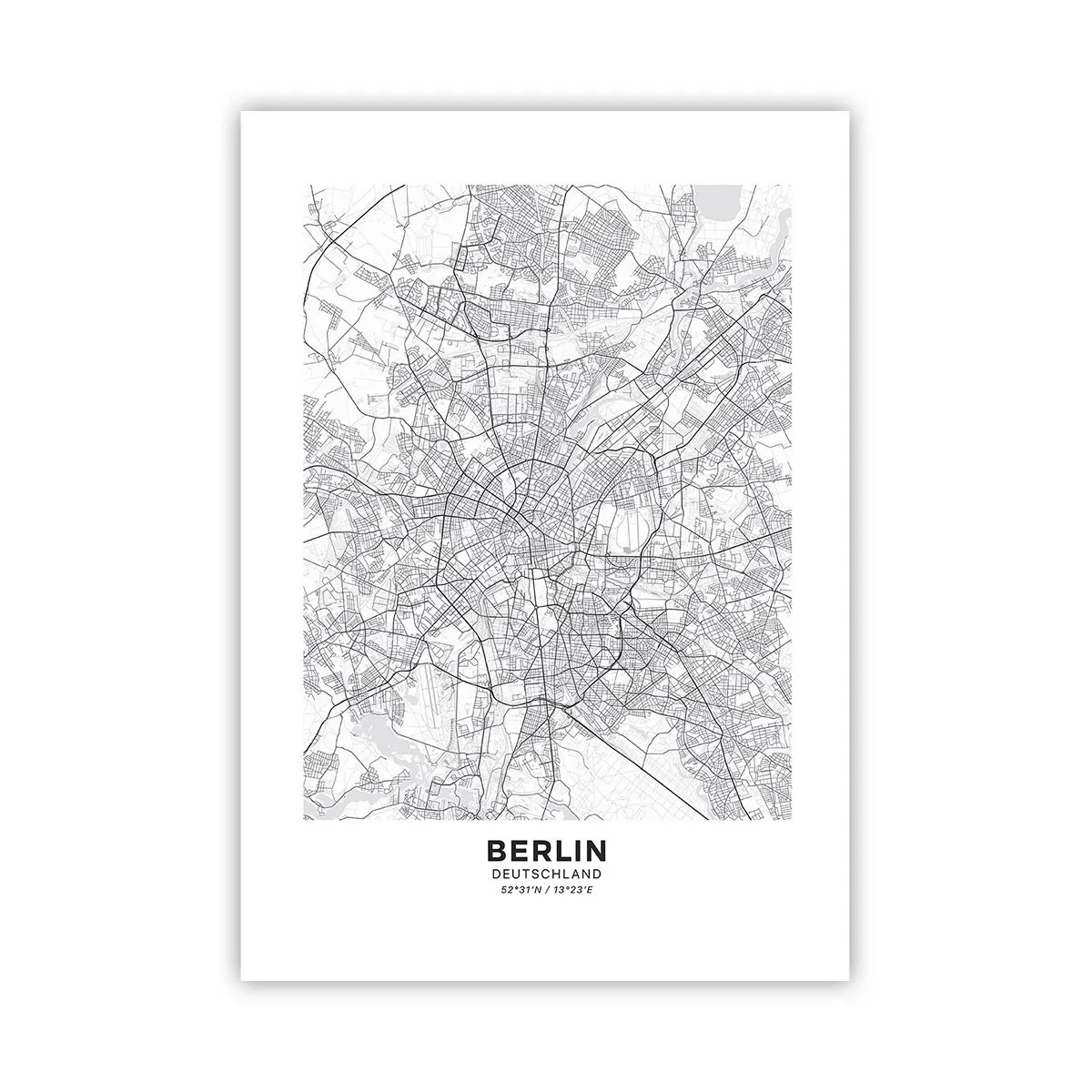 Poster - Il fiore di Berlino - 70x100 cm