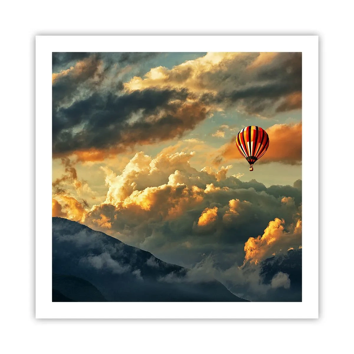 Poster - Volo perché voglio - 60x60 cm