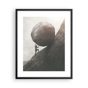 Poster in cornice nera - Credo contro ogni speranza - 40x50 cm