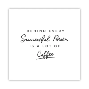 Poster - Il segreto del successo - 30x30 cm