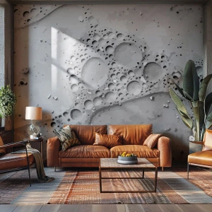 Fotomurale su misura Premium Canvas - Tracce di schiuma - Composizione, Pezzo, Grafica