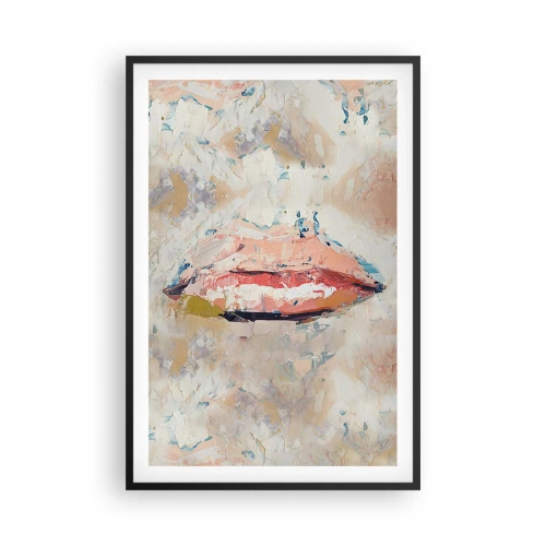 Poster in cornice nera - Risveglia i sensi - 61x91 cm