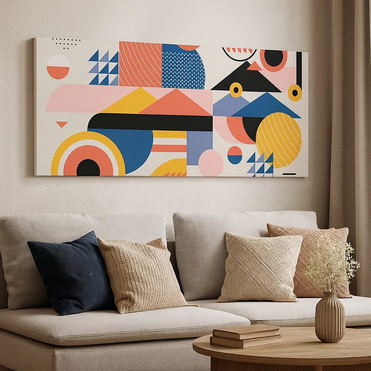 Quadro su tela - Stampe su Tela - Composizione: divertiti - 30x30 cm