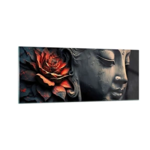 Quadro su vetro - In armonia con il mondo - 100x40 cm