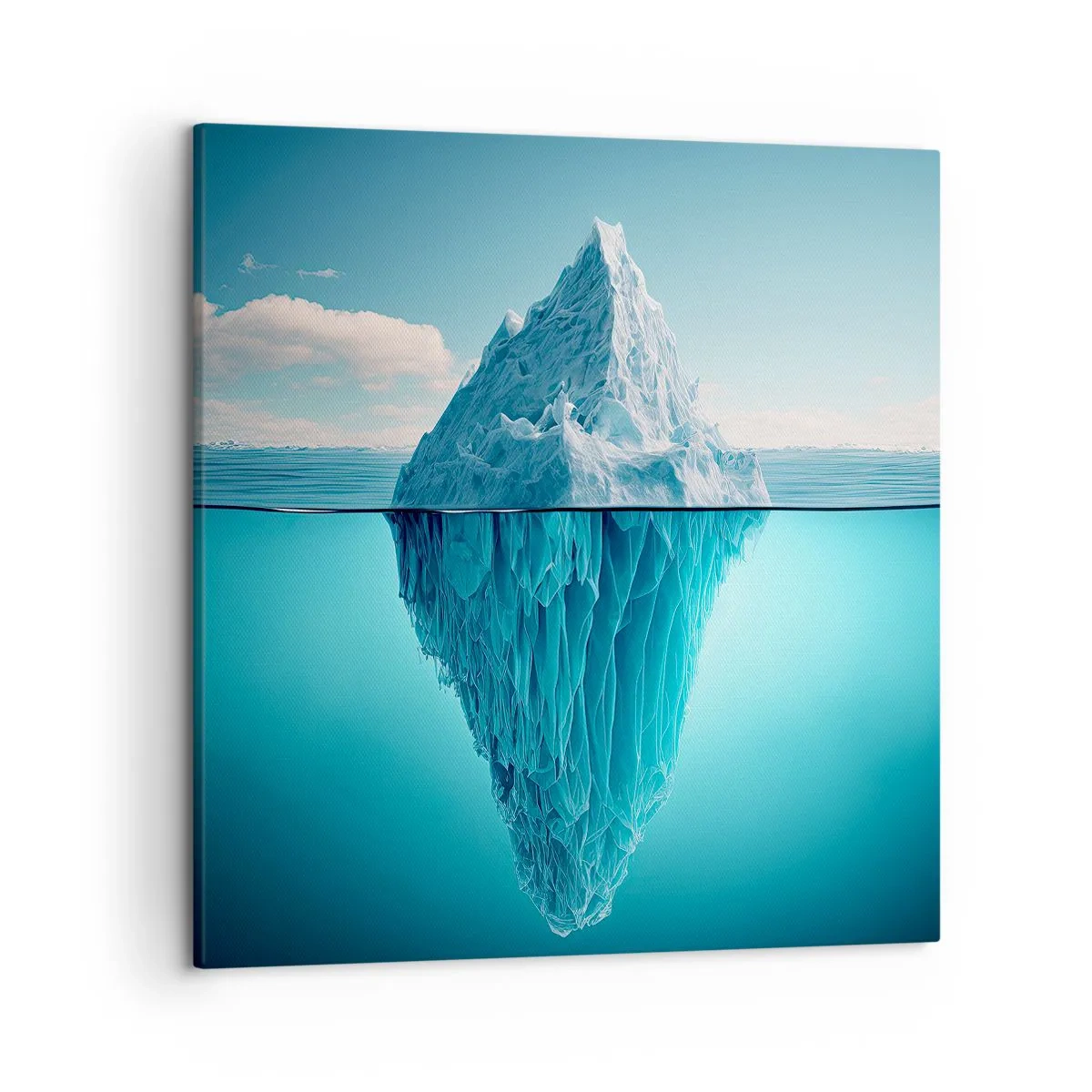 Quadro su tela - Stampe su Tela - Il re del ghiaccio - 50x50 cm