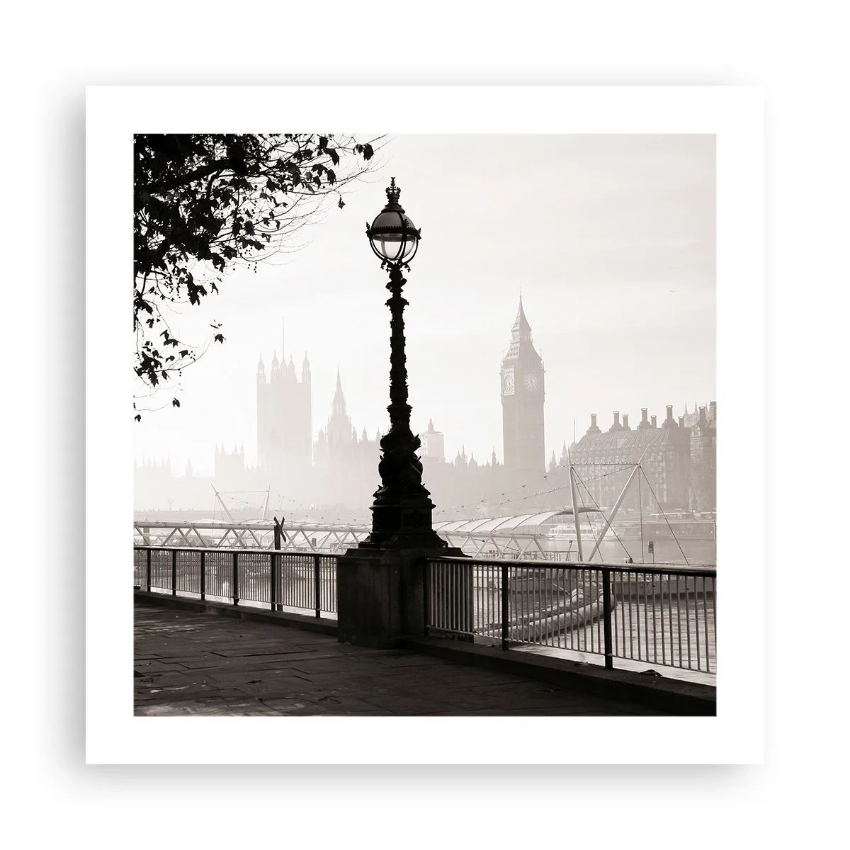 Poster - Un mattino a Londra - 50x50 cm