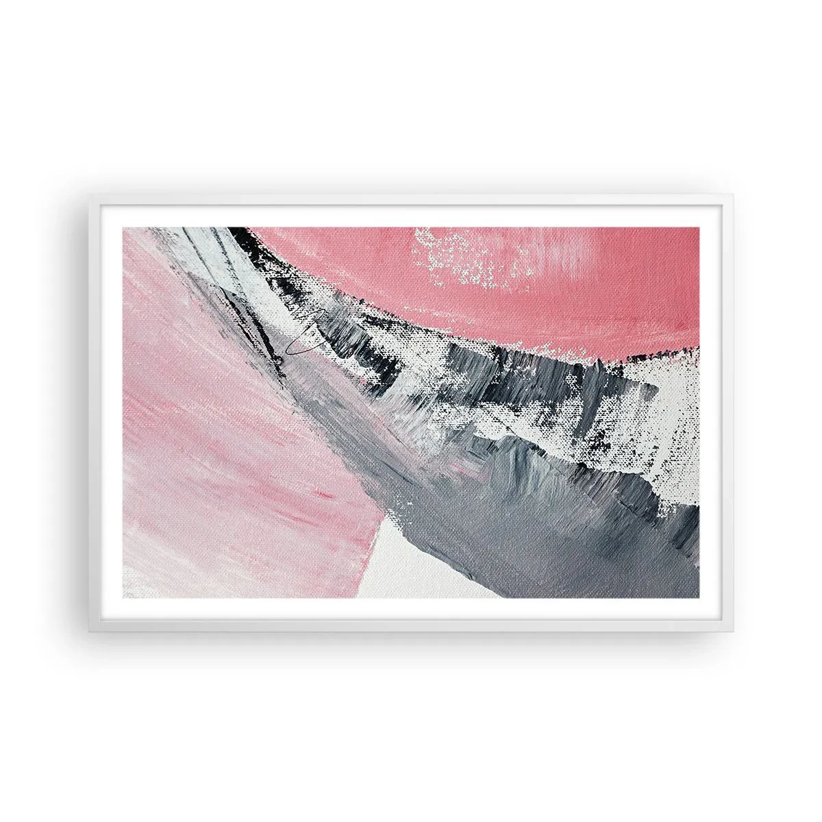 Poster in cornice bianca - Composizione abbinata - 91x61 cm