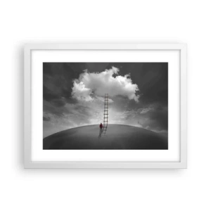 Poster in cornice bianca - Tutto è possibile - 40x30 cm