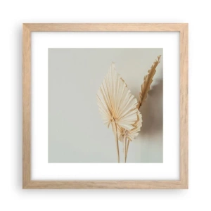 Poster in cornice rovere chiaro - Quando serve il sollievo - 30x30 cm