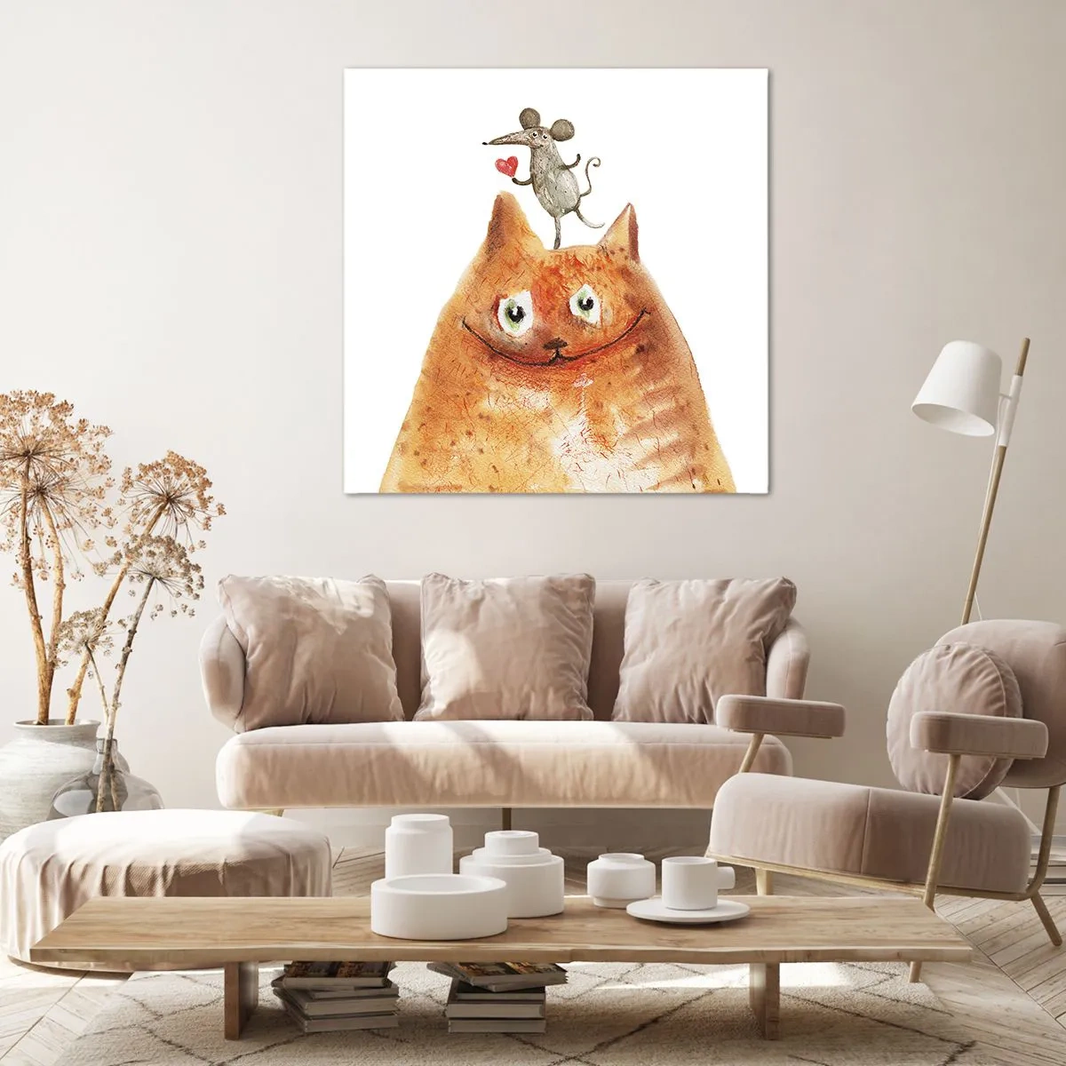 Quadro su tela - Stampe su Tela - I paradossi dell'amore - 70x70 cm