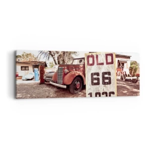 Quadro su tela - Stampe su Tela - La leggenda della provincia americana - 90x30 cm