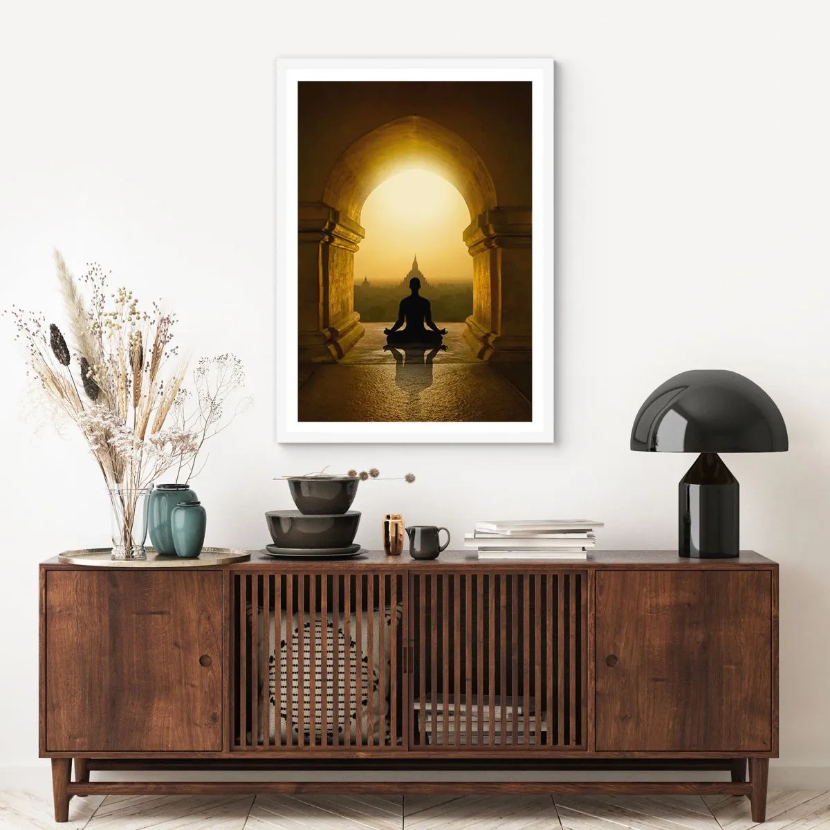 Poster in cornice bianca - Armonia completa - 61x91 cm