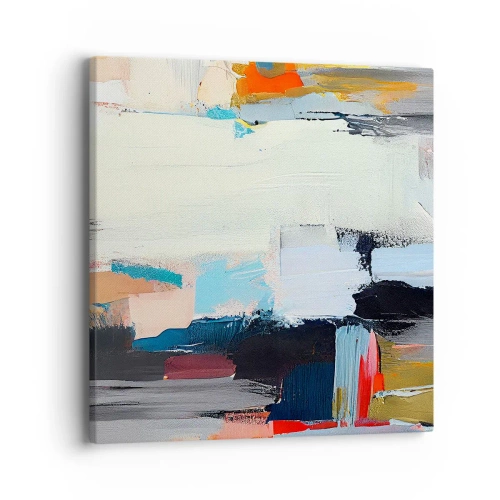 Quadro su tela - Stampe su Tela - C'è una logica? - 40x40 cm