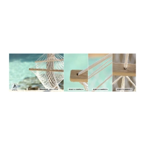 Campione Di Fotomurale Standard Eco - Tempo di relax - Amaca, Spiaggia, Viaggi - 100x30 cm