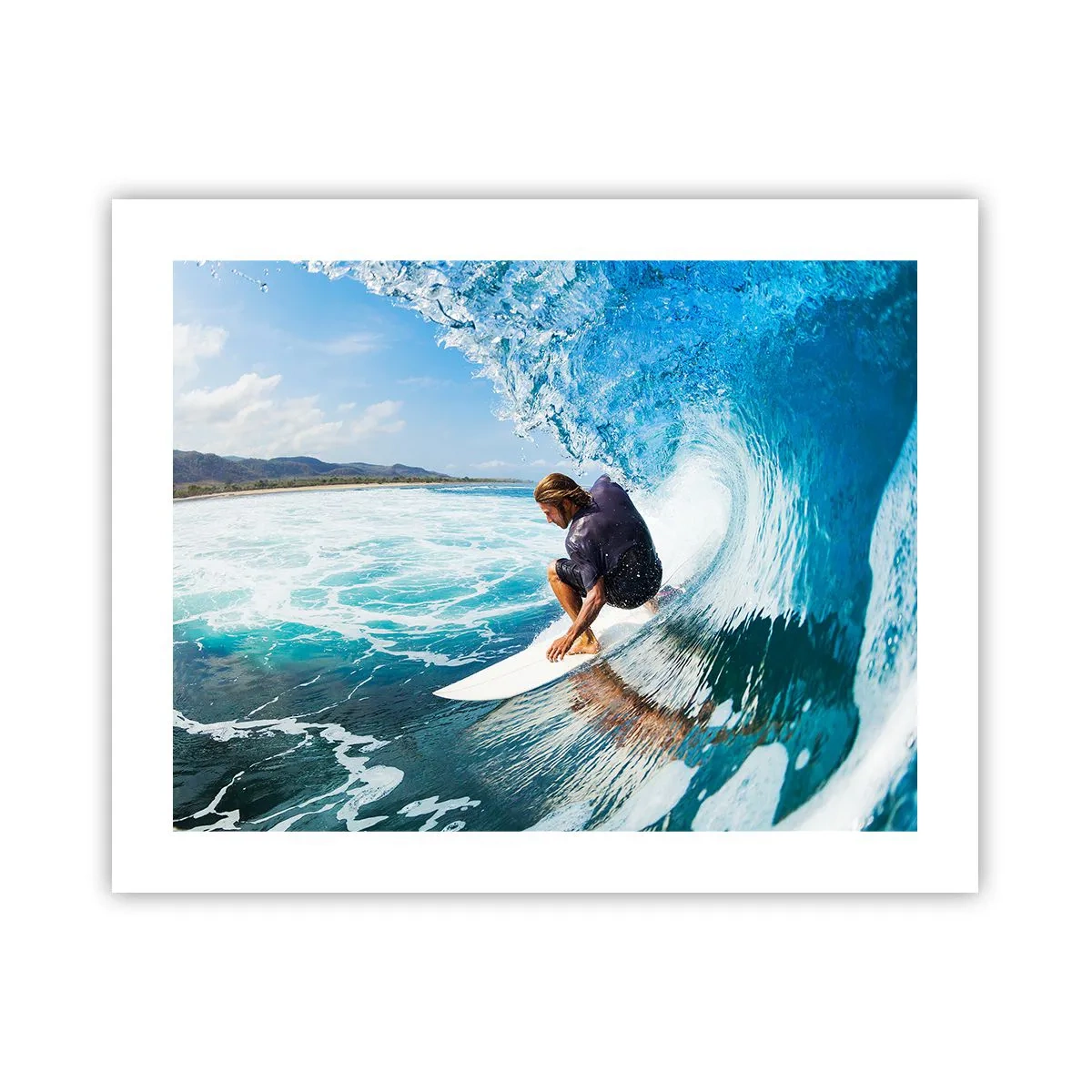 Poster - Ballando con le onde - 50x40 cm