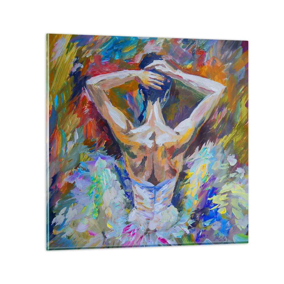 Quadro su vetro - Tutto può succedere - 30x30 cm