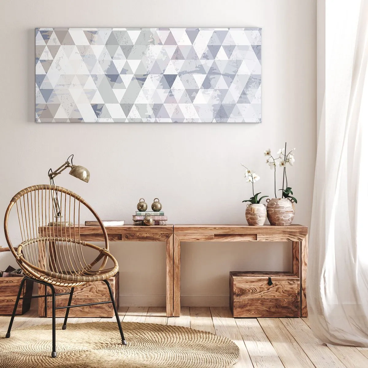 Quadro su tela - Stampe su Tela - Al ritmo di tre - 100x40 cm