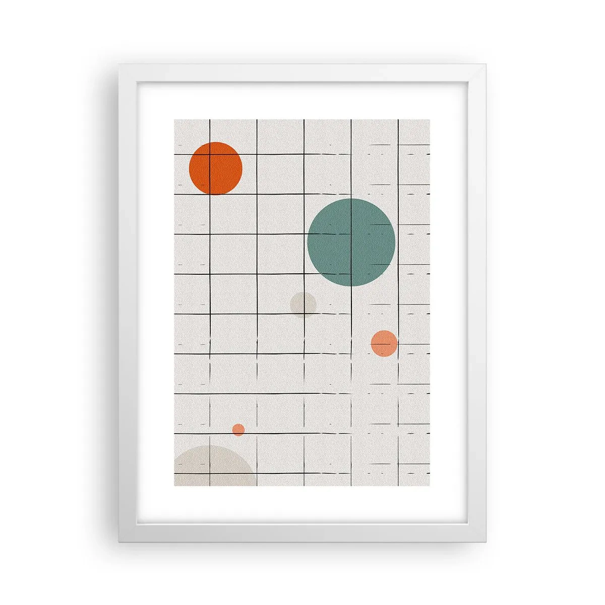 Poster in cornice bianca - Prigionieri. Noi o loro? - 30x40 cm