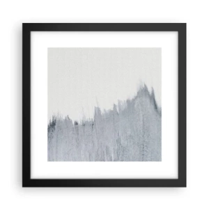 Poster in cornice nera - Iscrizione misteriosa - 30x30 cm