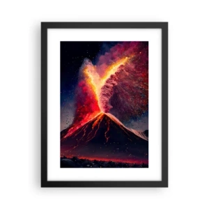 Poster in cornice nera - Bellezza e minaccia - 30x40 cm