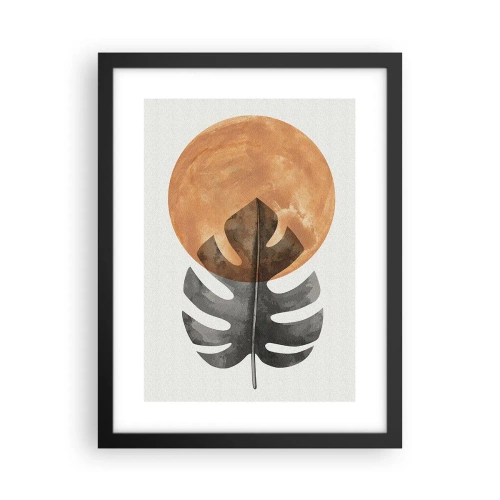 Poster in cornice nera - Sempre il sole - 30x40 cm