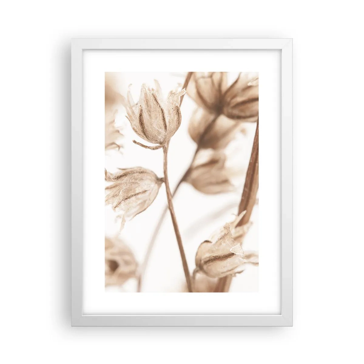 Poster in cornice bianca - Suonano alla fine dell'estate - 30x40 cm